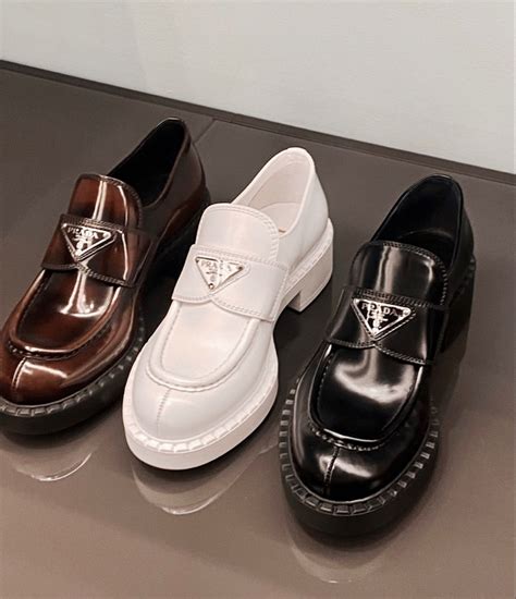 prada kadın loafer|Prada loafers for women.